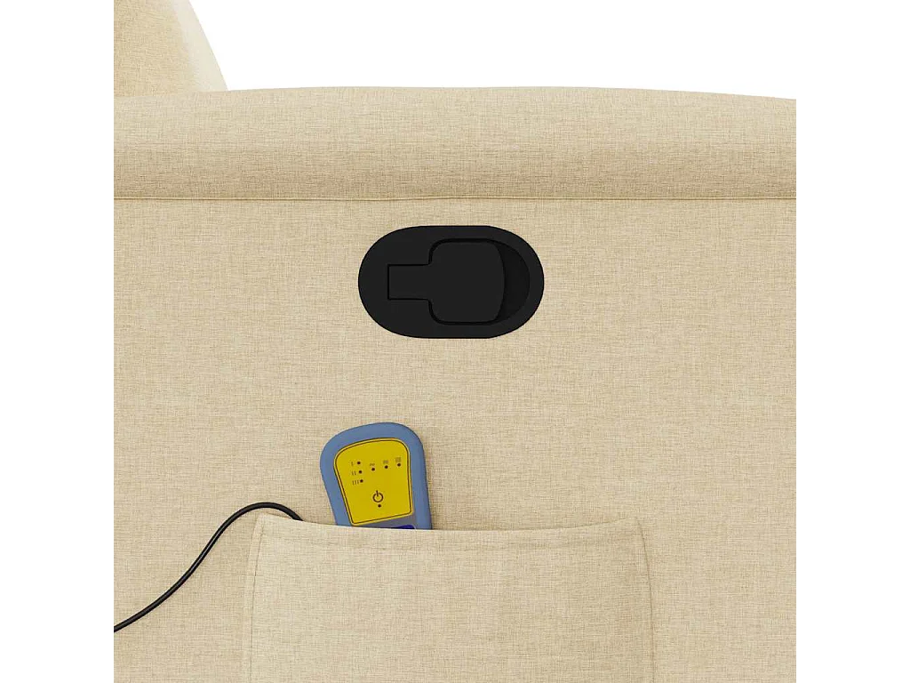 Sillón de salón | Silla | Sillón de masaje reclinable de tela crema SHL5584