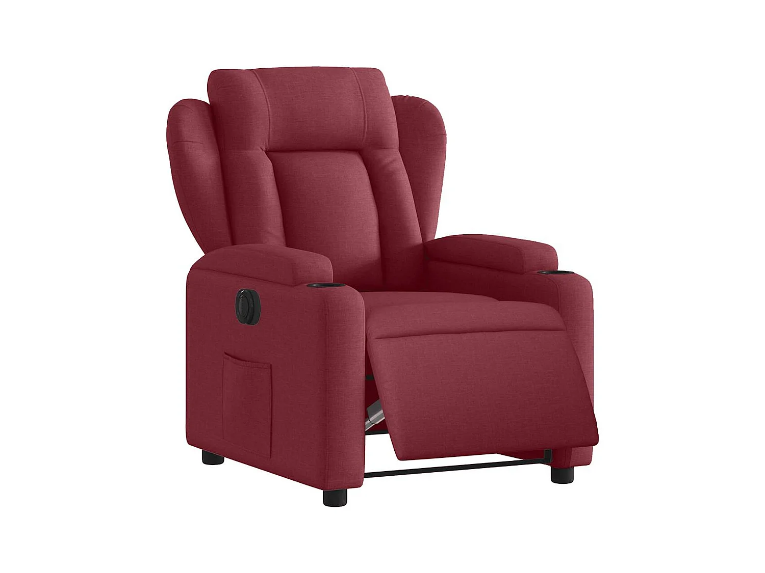 Sillón de relax | Silla | Sillón reclinable eléctrico tela rojo tinto SHL5374