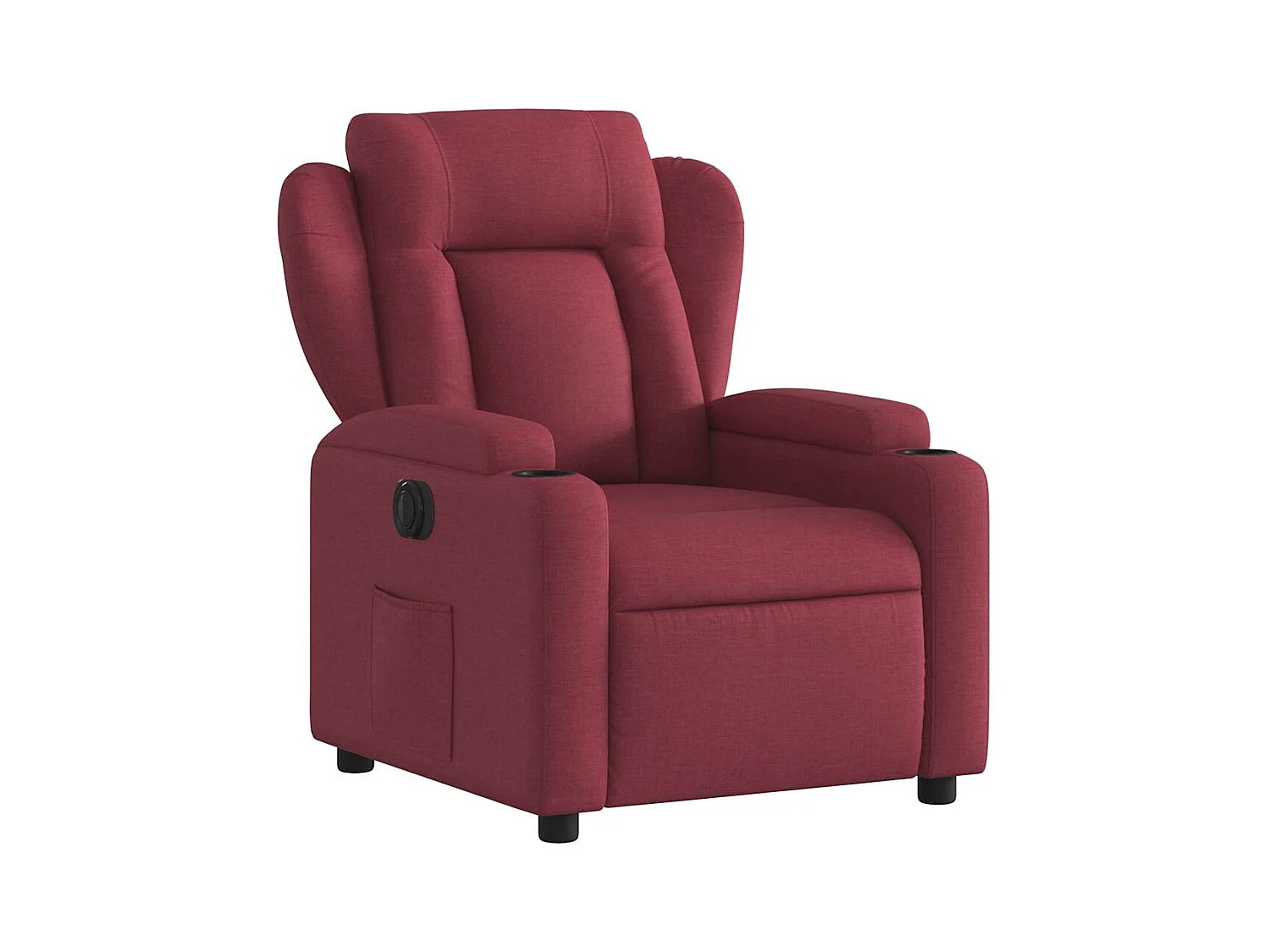 Sillón de relax | Silla | Sillón reclinable eléctrico tela rojo tinto SHL5374