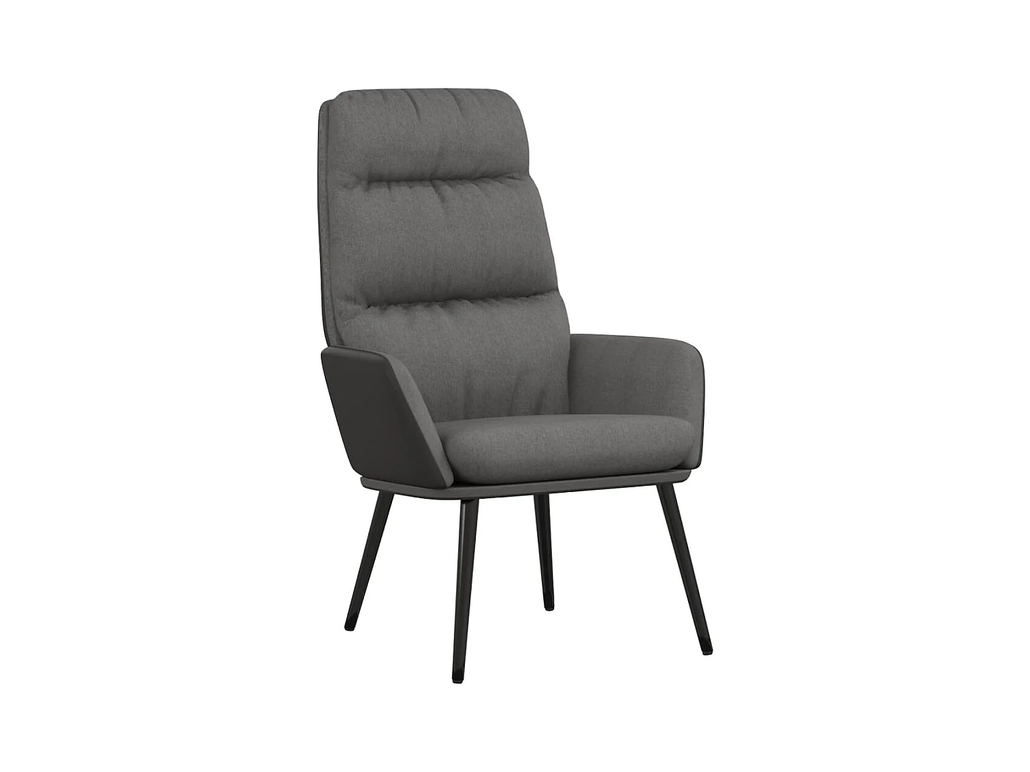 Chaise de relaxation-Fauteuil de Salon Gris clair Tissu SHL5190