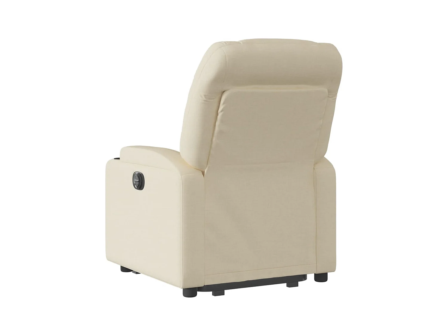 Silla de relax | Sillón eléctrico reclinable elevable de tela color crema SHL4329