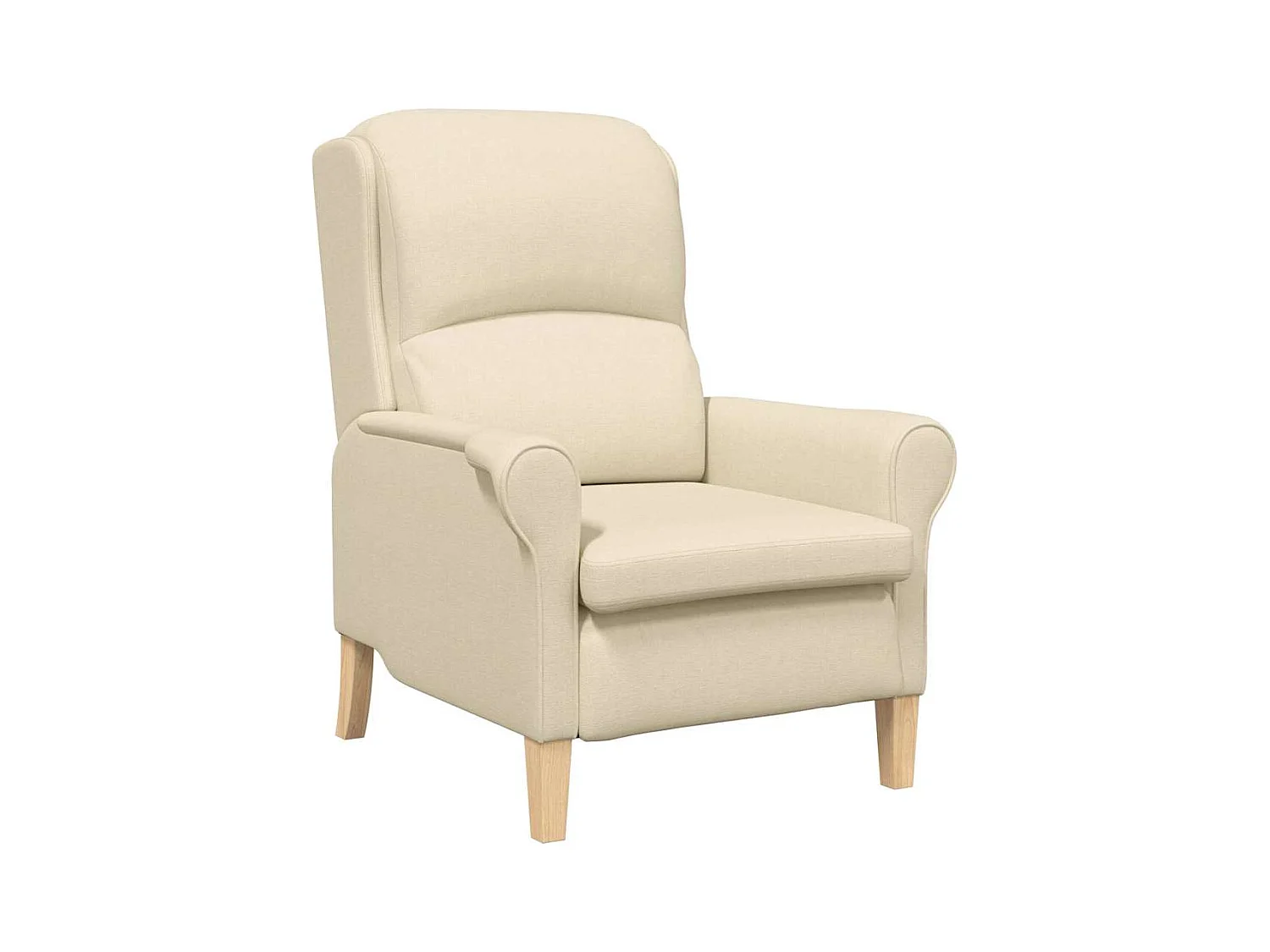 Sillón de salón | Silla de relax Crema 76x94x102 cm tela SHL3011