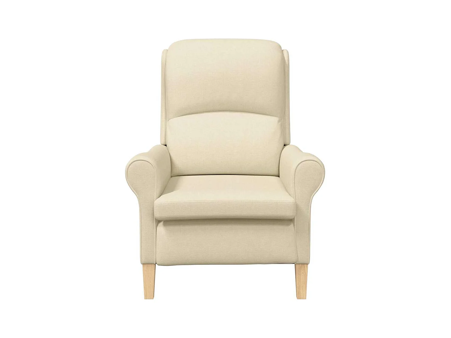 Sillón de salón | Silla de relax Crema 76x94x102 cm tela SHL3011