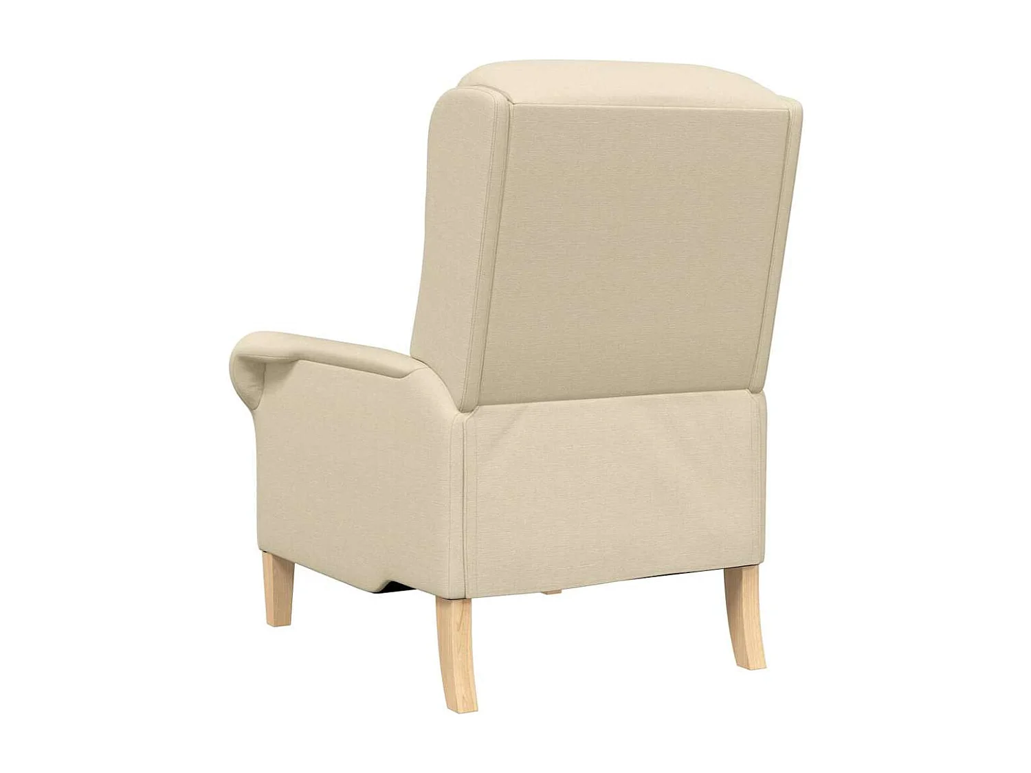 Fauteuil de Salon-Chaise de relax Crème 76x94x102 cm tissu SHL2646