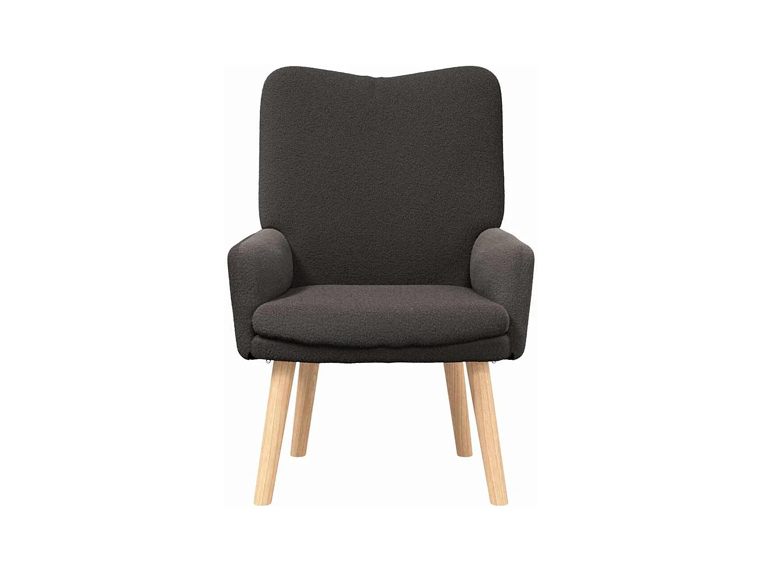 Sillón de relax | Silla Relax | Sillón de salón Gris oscuro 63x67x94 cm tela SHL2361