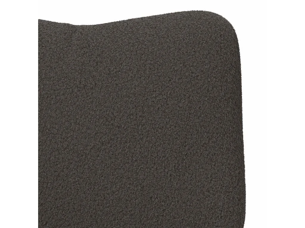 Relaxsessel | Lounge Sessel für Wohnzimmer Dunkelgrau 63x67x94 cm Sherpa-Stoff SHL5559