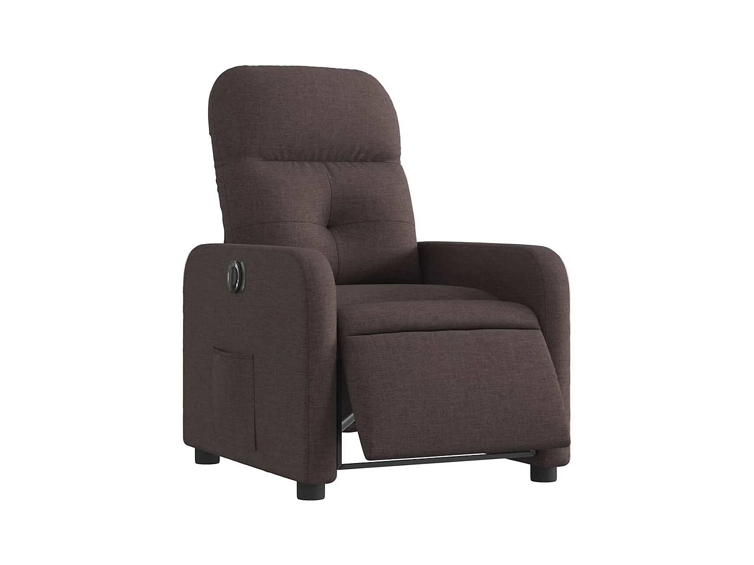 Sillón de relax | Silla | Sillón reclinable eléctrico tela marrón oscuro SHL8352