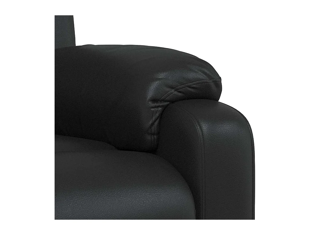 Sillón de salón | Silla | Sillón de masaje reclinable cuero sintético negro SHL4265