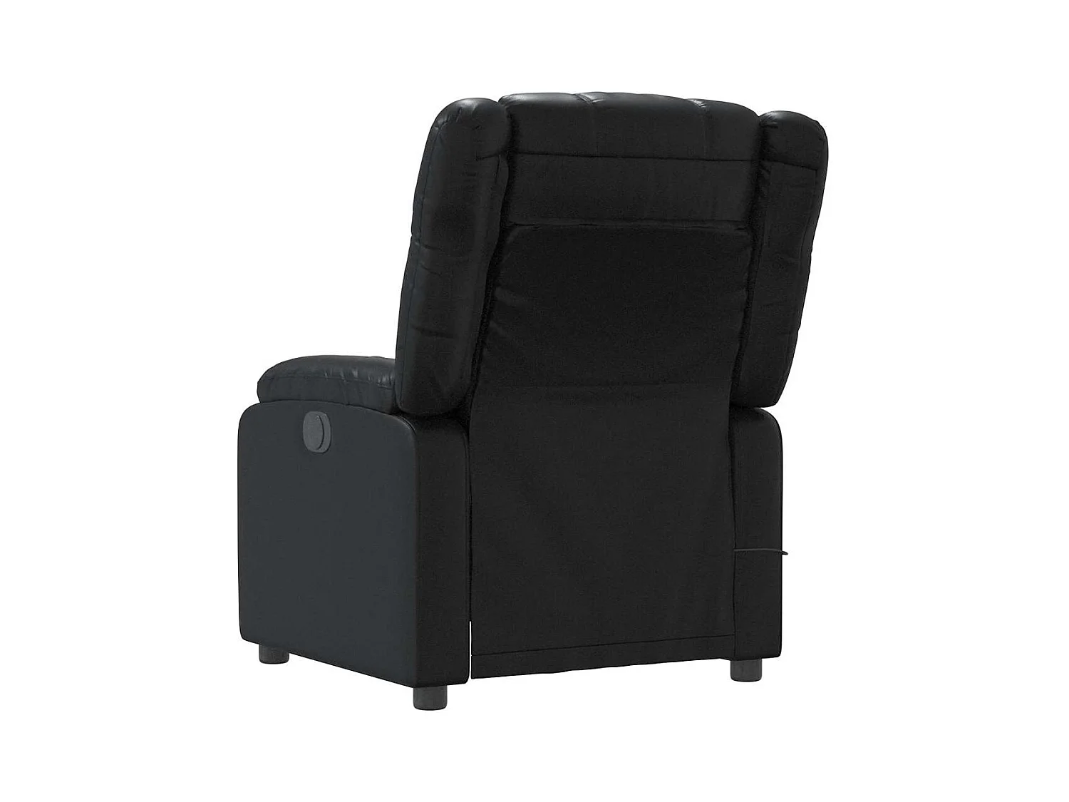 Sillón de salón | Silla | Sillón de masaje reclinable cuero sintético negro SHL4265
