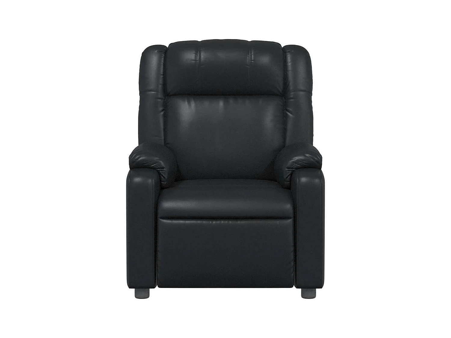 Sillón de salón | Silla | Sillón de masaje reclinable cuero sintético negro SHL4265