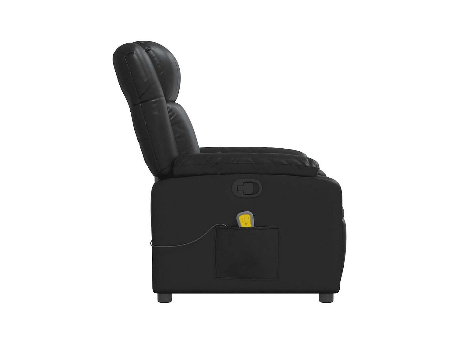 Sillón de salón | Silla | Sillón de masaje reclinable cuero sintético negro SHL4265