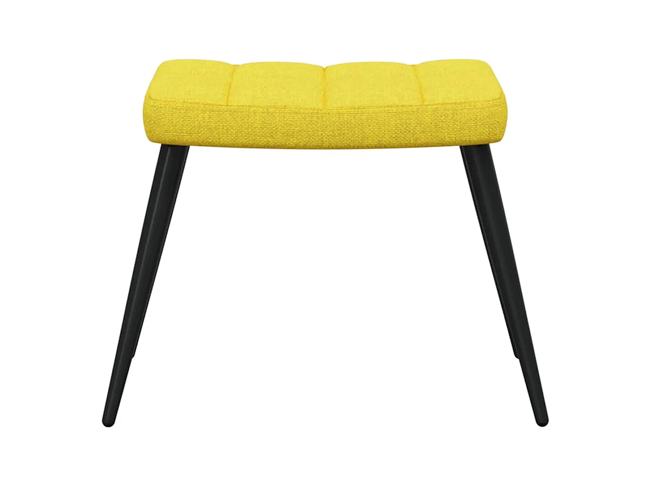 Sillón de relax | Silla de relax con reposapiés tela amarillo mostaza SHL4274
