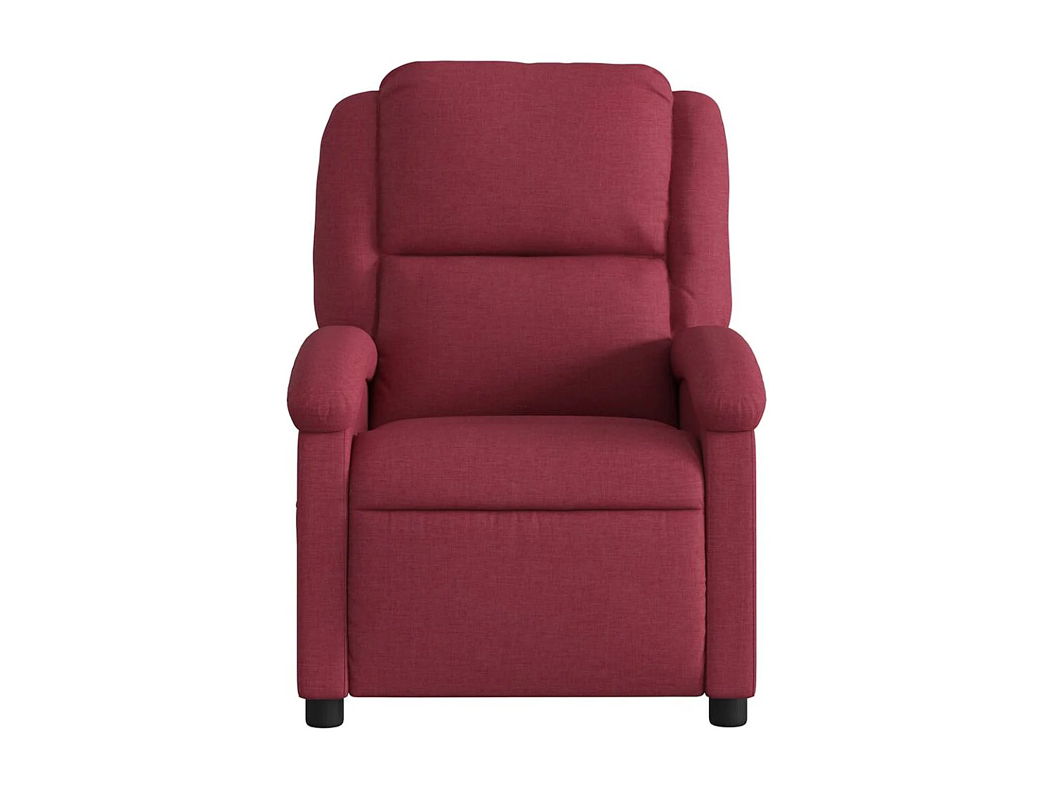 Sillón de salón | Silla | Sillón de masaje reclinable eléctrico tela rojo tinto SHL9256