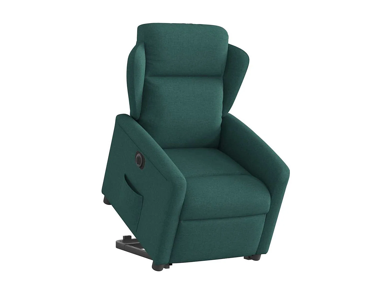 Fauteuil inclinable électrique-Chaise de relax-Fauteuil TV vert foncé tissu SHL3333