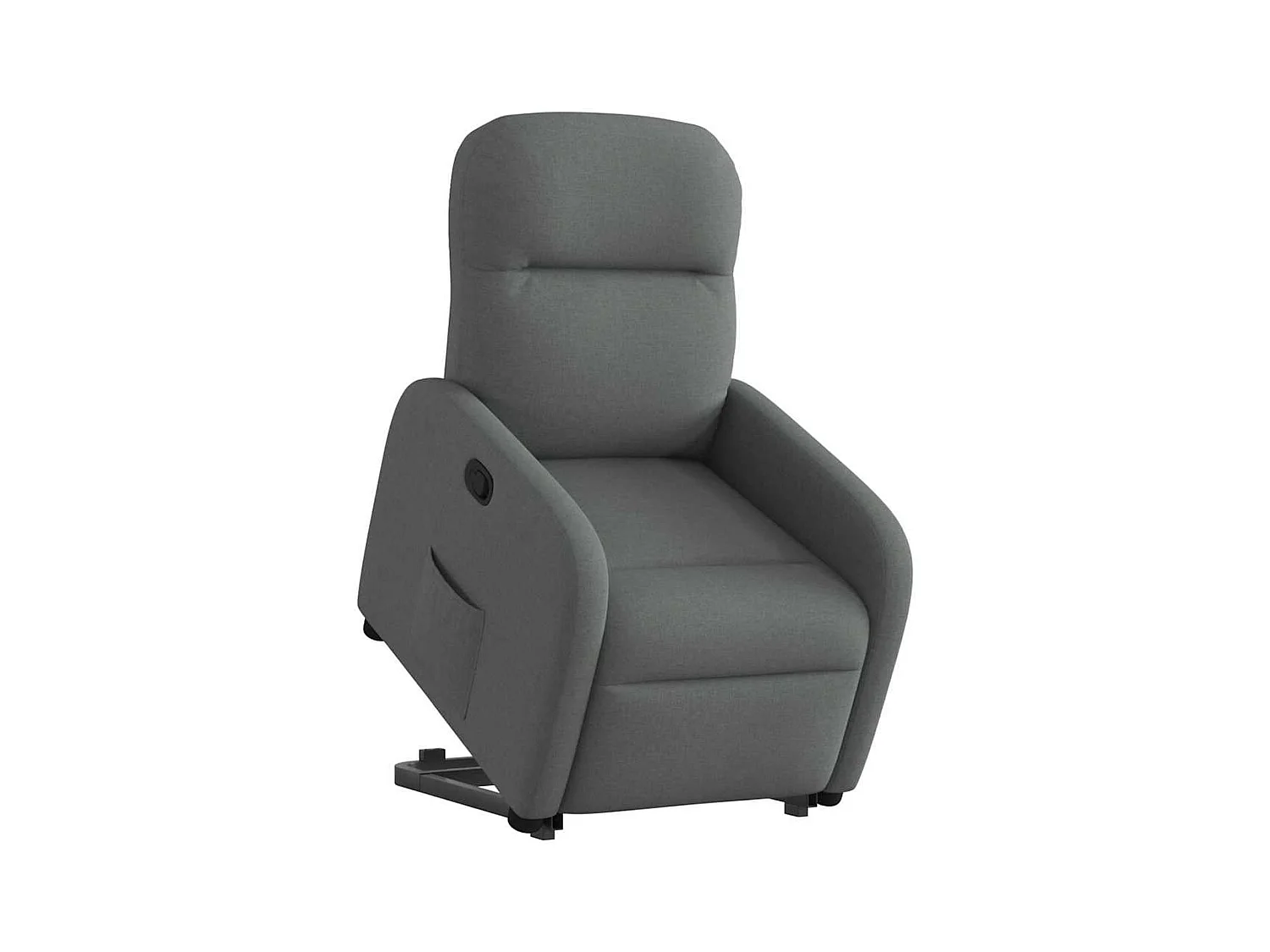 Sillón de relax | Silla | Sillón reclinable elevable de tela gris oscuro SHL2904