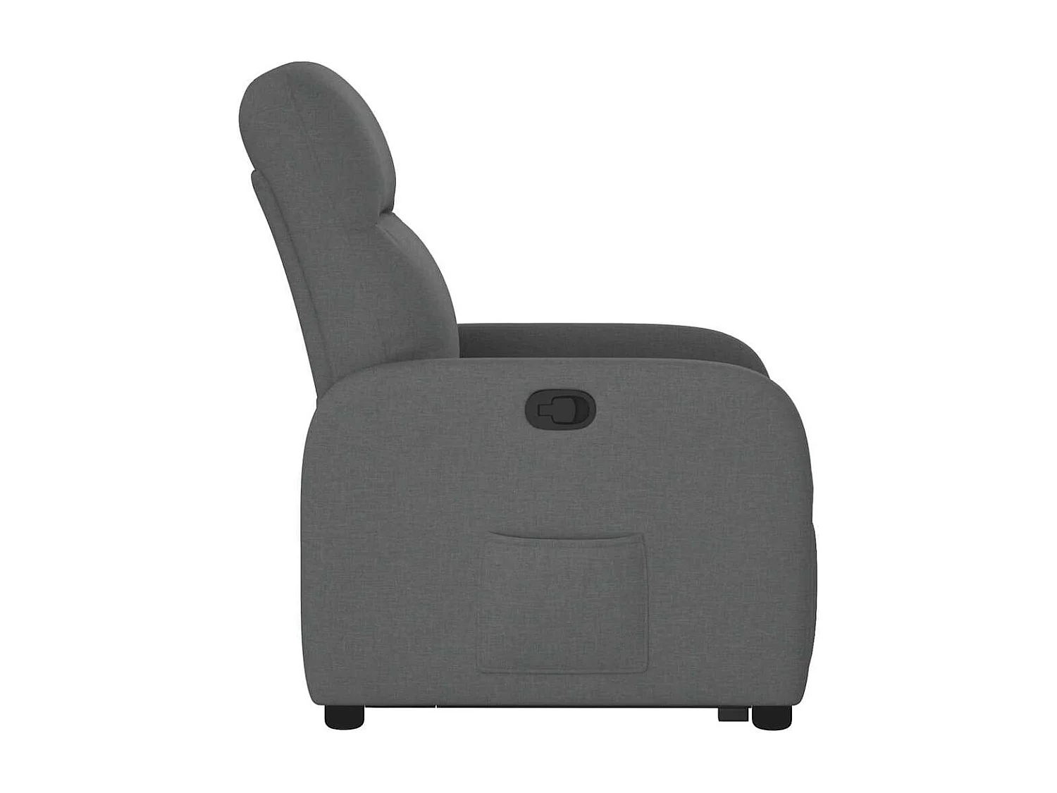 Sillón de relax | Silla | Sillón reclinable elevable de tela gris oscuro SHL2904