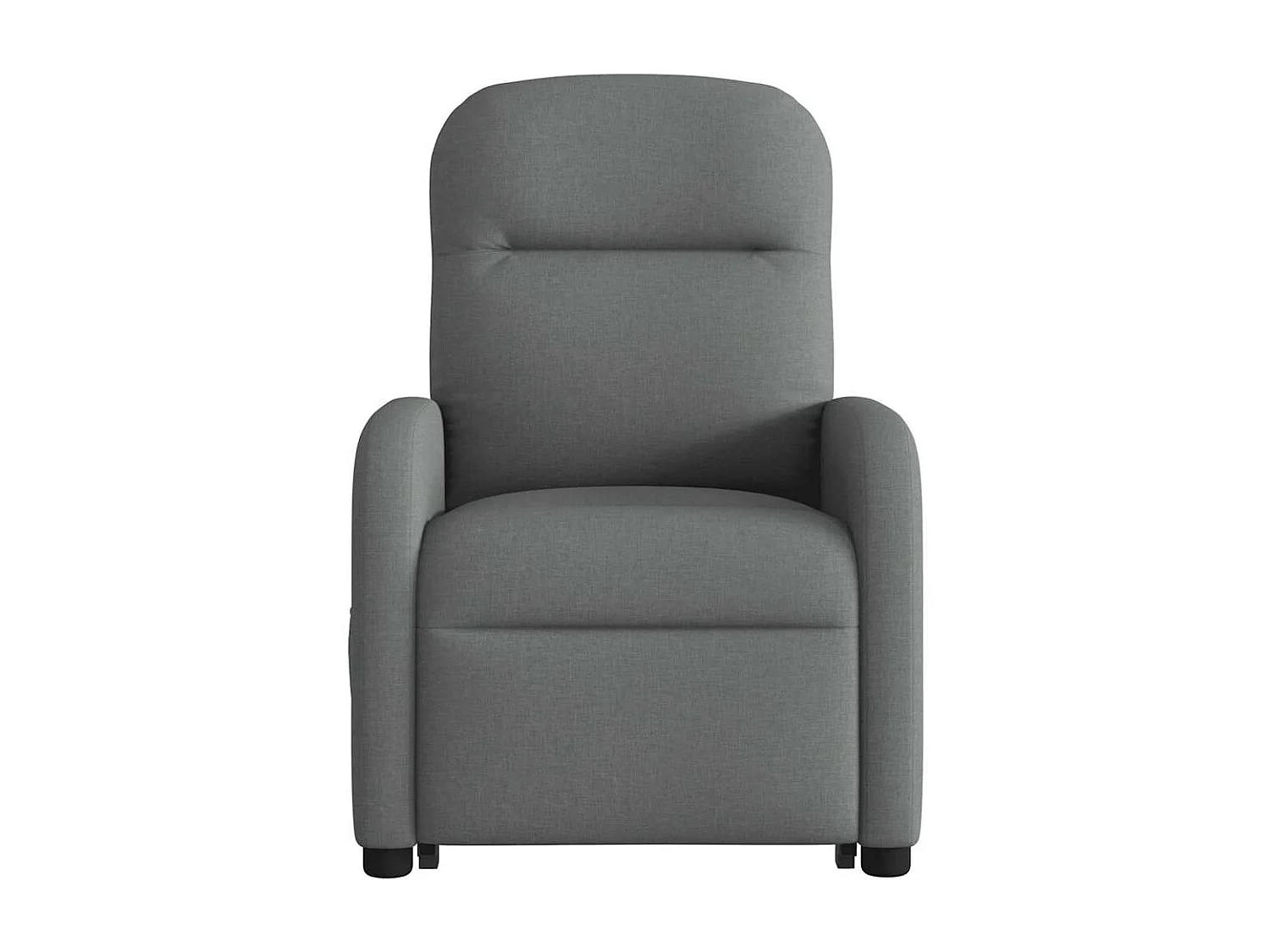 Fauteuil inclinable-Chaise de relax-Fauteuil TV Gris foncé Tissu SHL4188