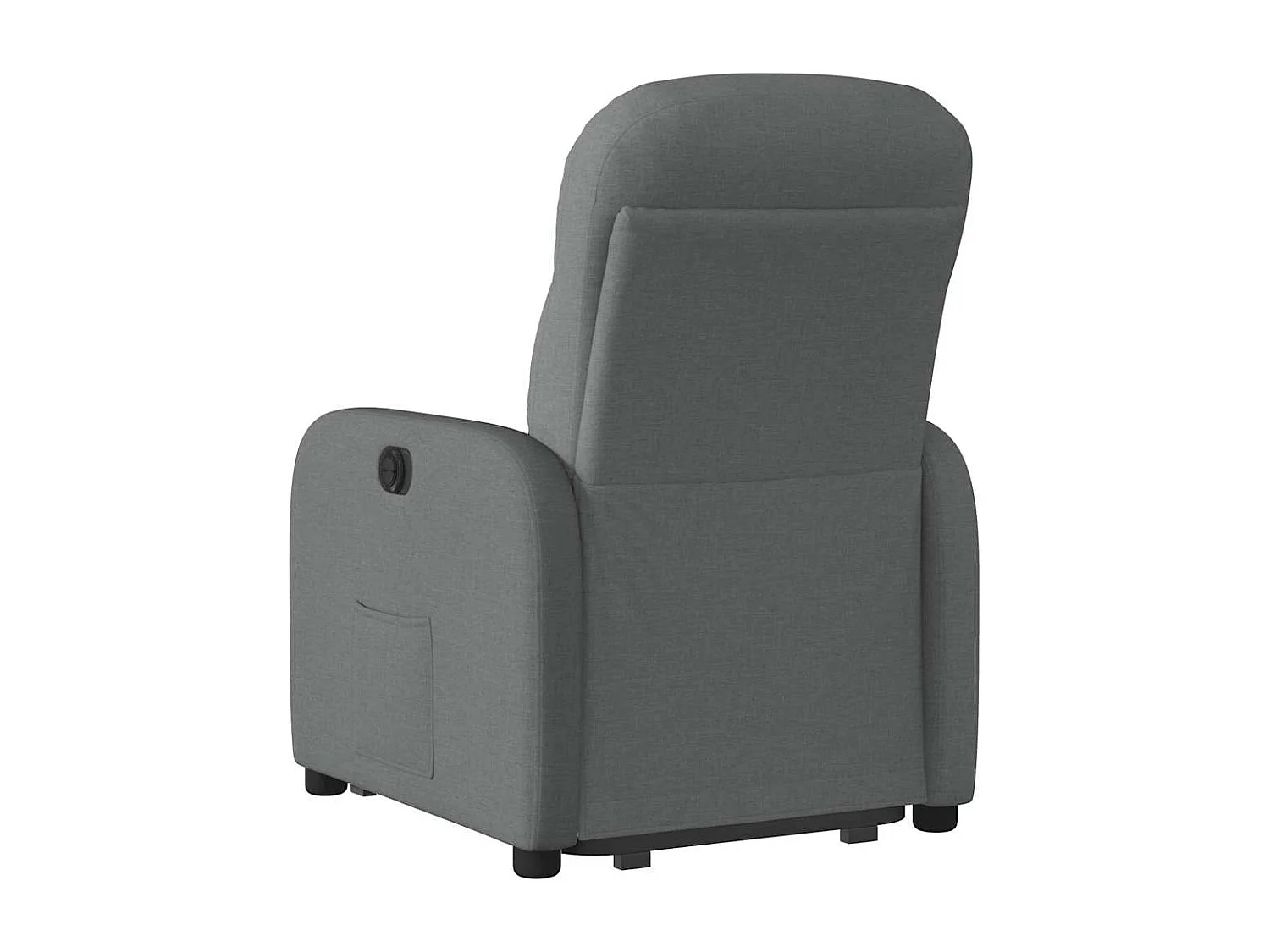 Fauteuil inclinable-Chaise de relax-Fauteuil TV Gris foncé Tissu SHL4188