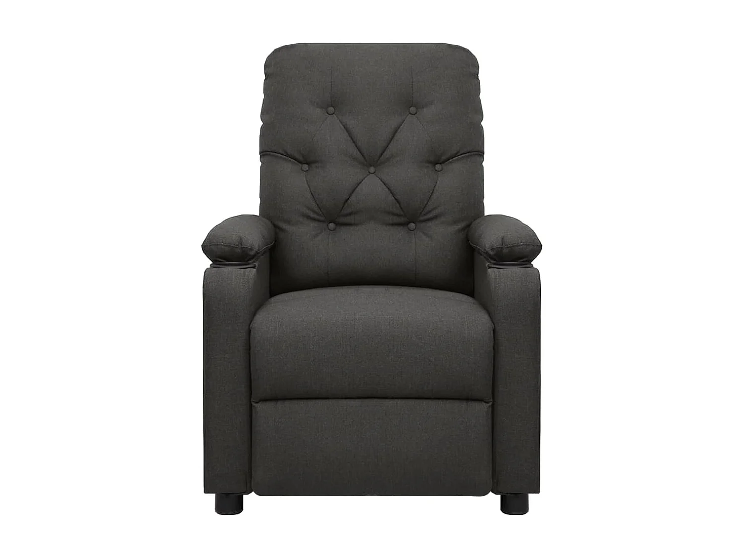 Silla de relax | Sillón elevable tela gris oscuro SHL2286