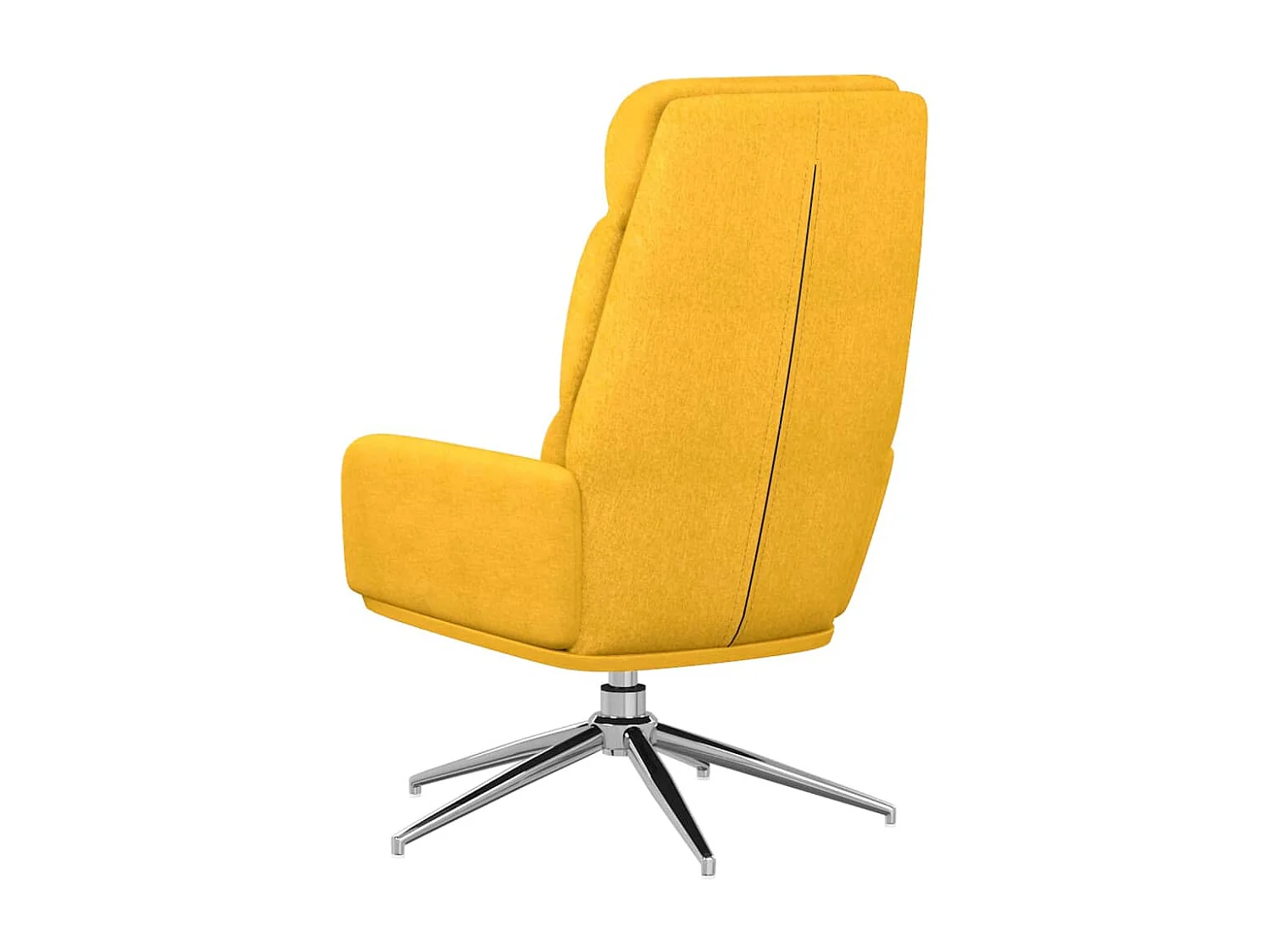 Chaise de relaxation-Fauteuil de Salon Jaune moutarde Tissu SHL3828