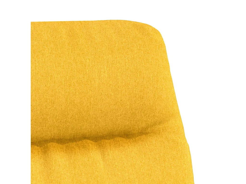 Chaise de relaxation-Fauteuil de Salon Jaune moutarde Tissu SHL3828