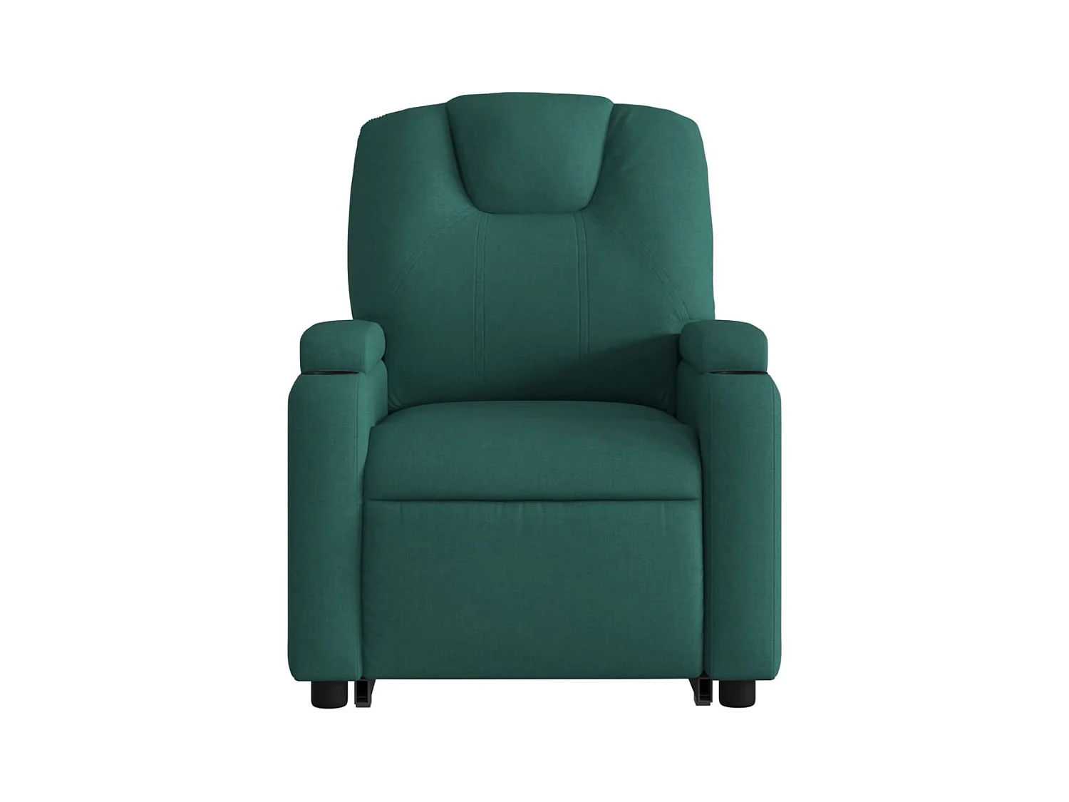 Fauteuil inclinable-Chaise de relax-Fauteuil salon vert foncé tissu SHL5211
