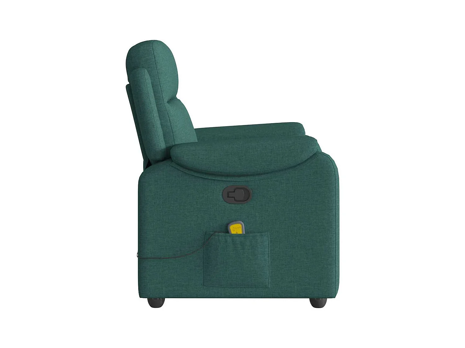 Sillón de salón | Silla | Sillón de masaje reclinable de tela verde oscuro SHL8692