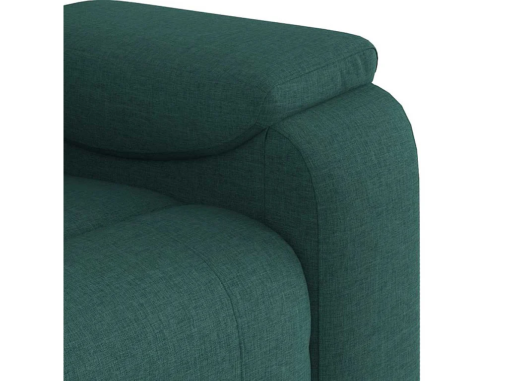 Sillón de salón | Silla | Sillón de masaje reclinable de tela verde oscuro SHL8692