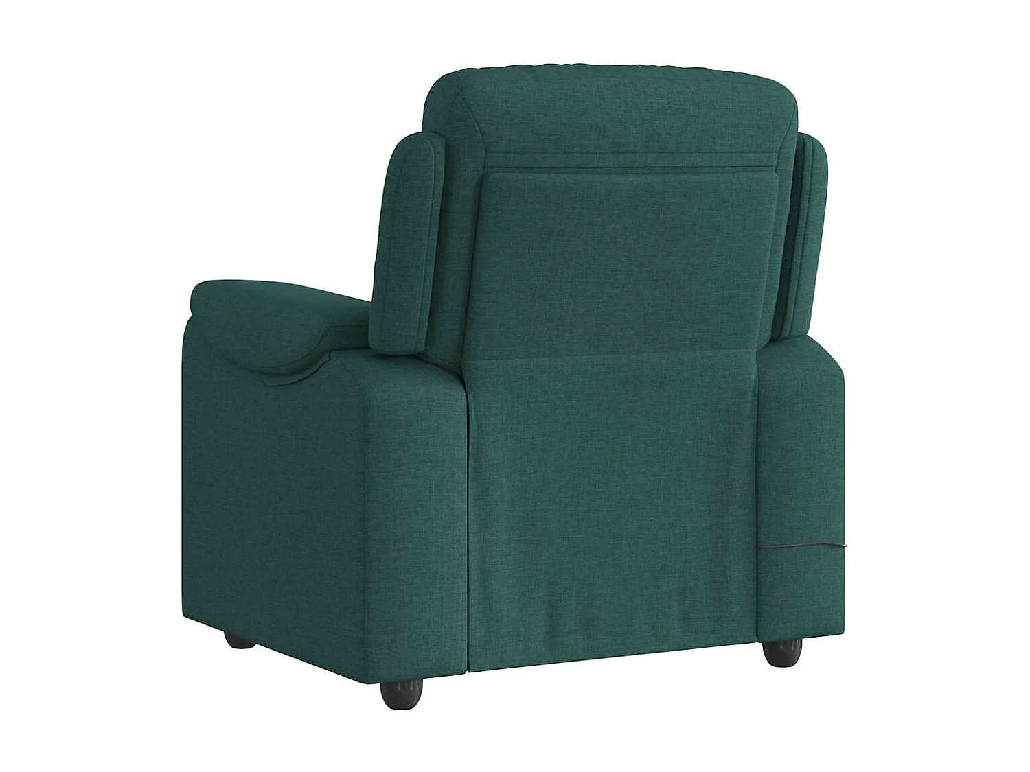 Fauteuil inclinable-Chaise de relax-Fauteuil de Massage Vert foncé Tissu SHL3135