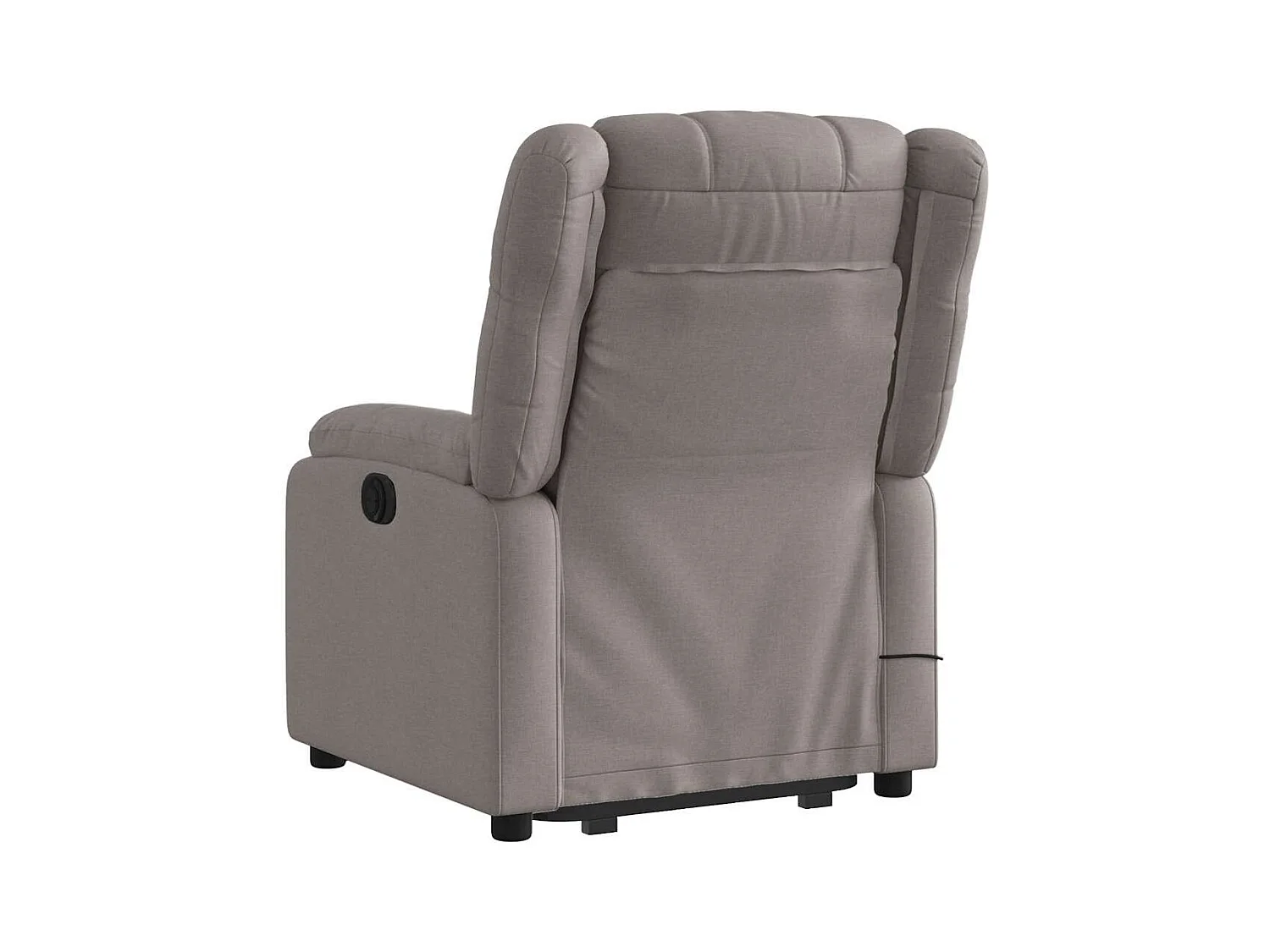 Sillón de relax | Sillón reclinable de masaje elevable tela gris taupé SHL3364