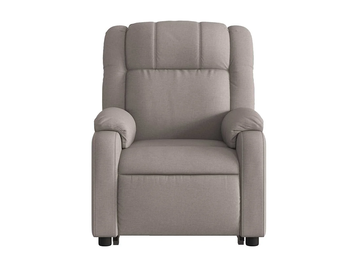 Sillón de relax | Sillón reclinable de masaje elevable tela gris taupé SHL3364