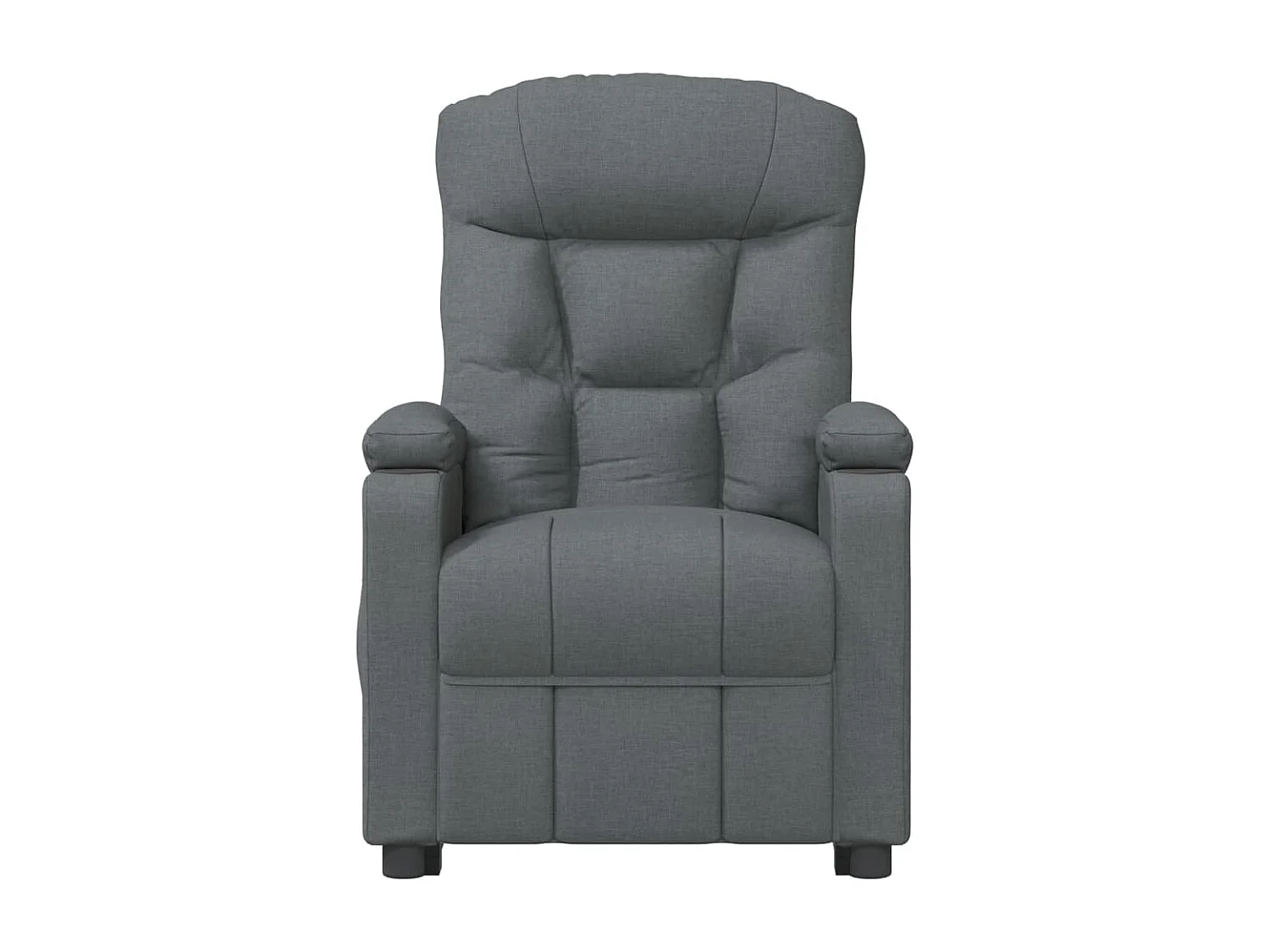 Relaxsessel Elektrisch | Lounge Sessel indoor Dunkelgrau Stoff SHL88612