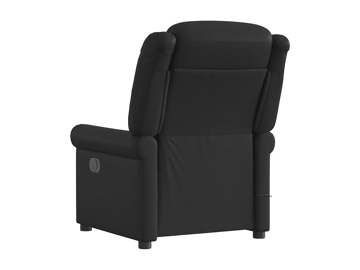 Fauteuil Salon-Chaise de relax-Fauteuil de massage Noir Similicuir brillant SHL4652