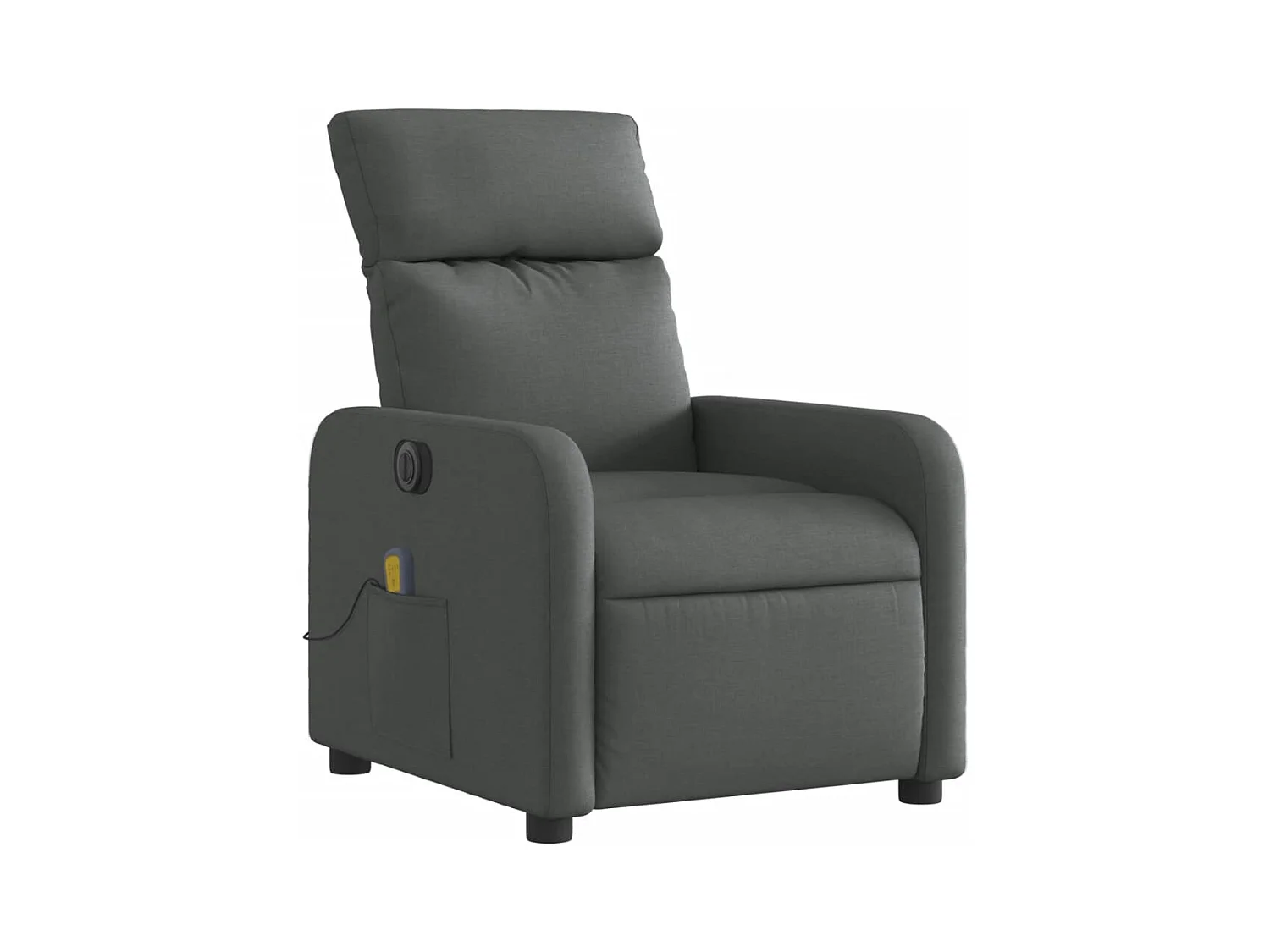 Sillón de relax | Sillón reclinable de masaje eléctrico tela gris oscuro SHL8238