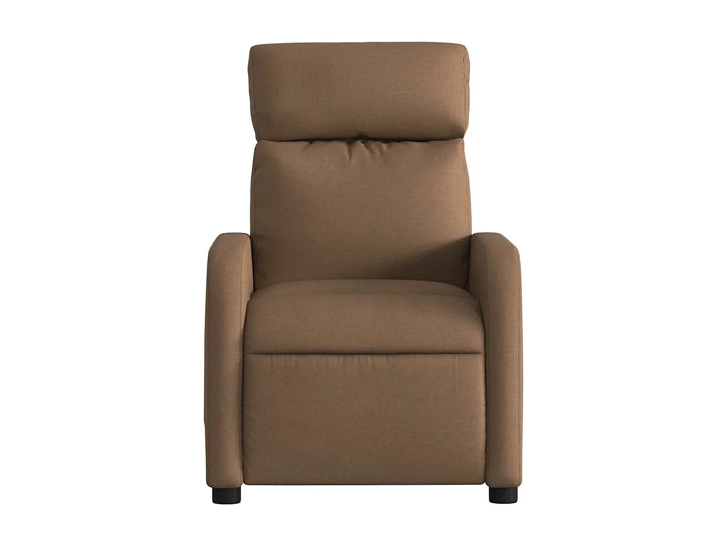 Sillón de relax | Sillón reclinable con masaje de tela marrón SHL7233