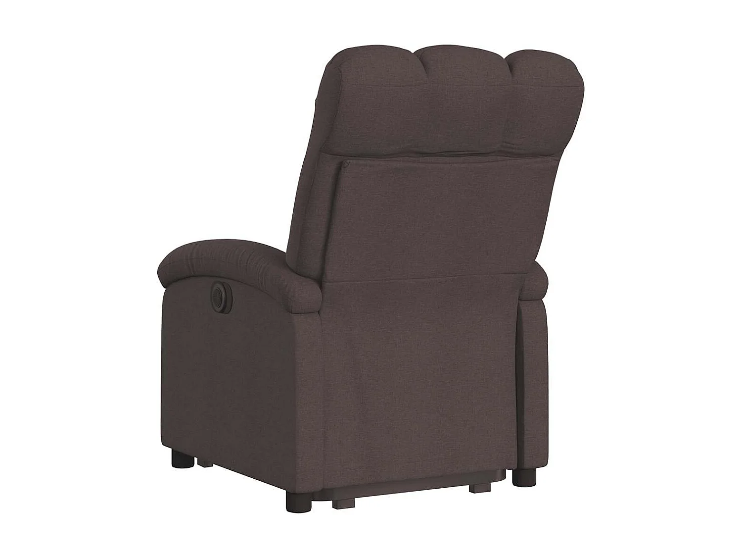 Fauteuil inclinable électrique-Chaise de relax marron foncé tissu SHL1238