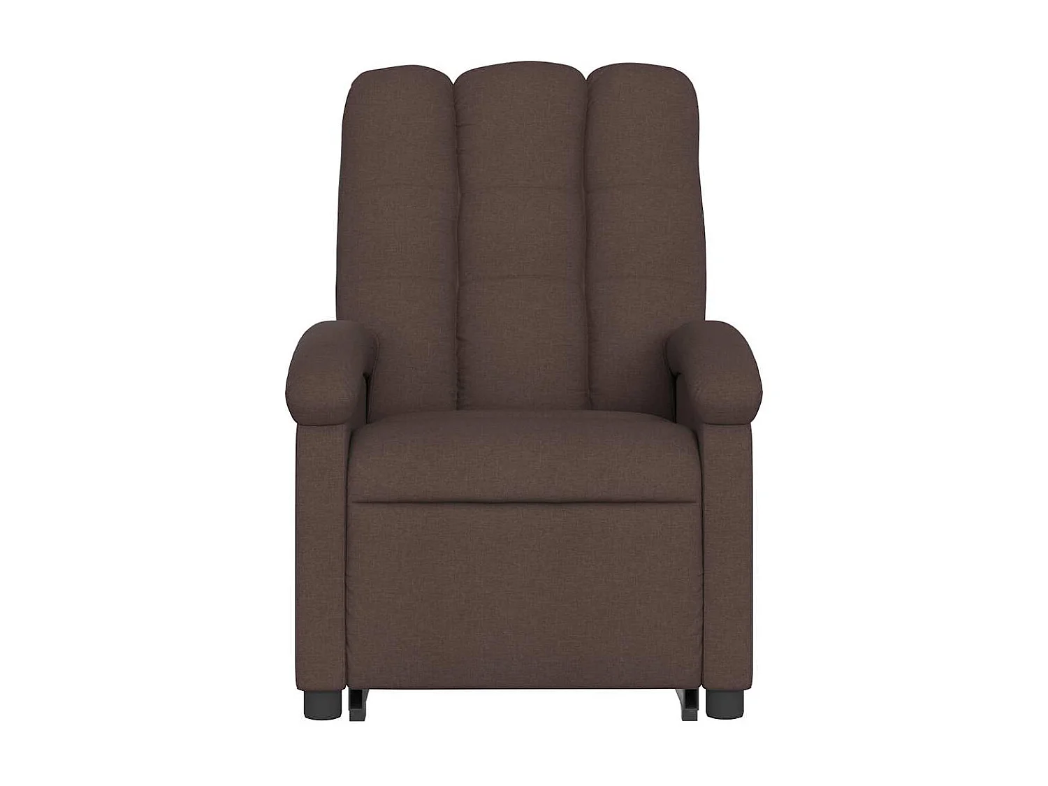 Fauteuil inclinable électrique-Chaise de relax marron foncé tissu SHL1238