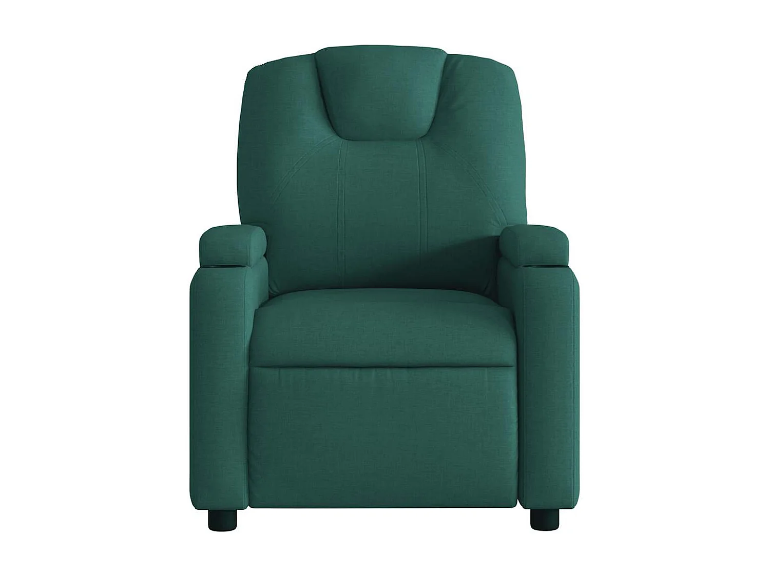 Sillón de relax | Sillón reclinable de masaje eléctrico tela verde oscuro SHL2097