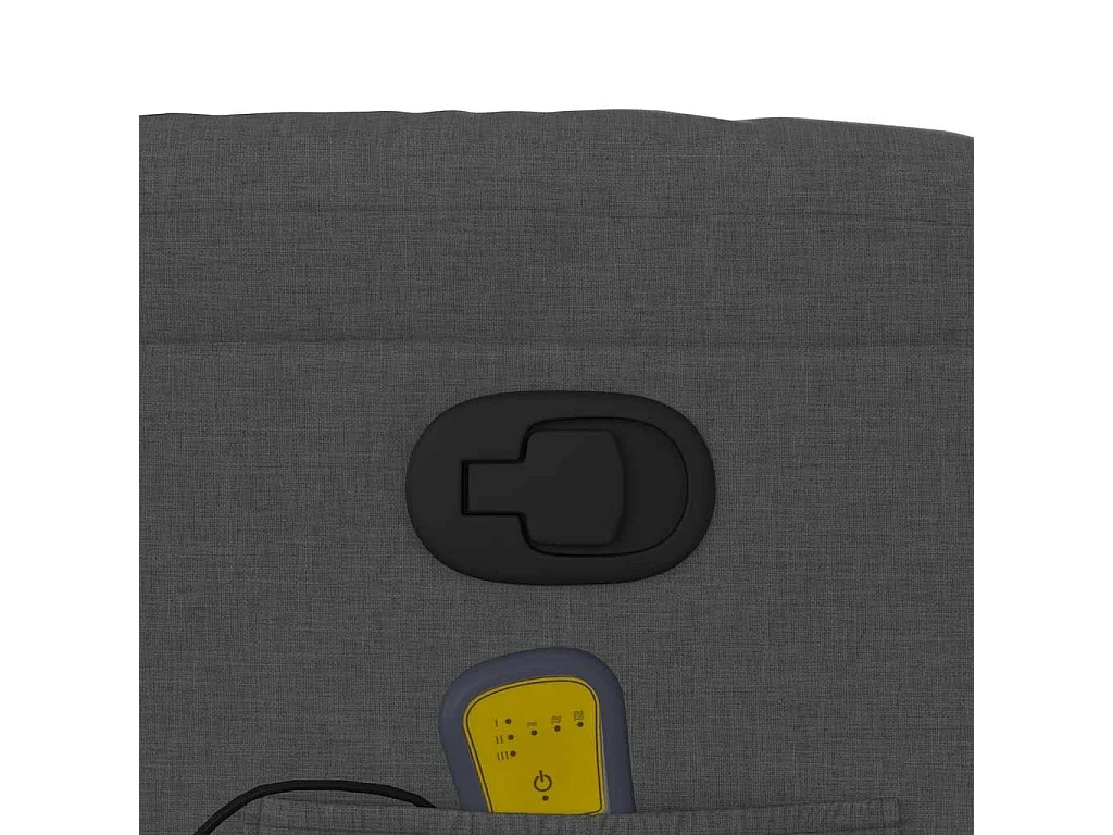 Sillón de salón | Silla | Sillón de masaje reclinable de tela gris oscuro SHL6216