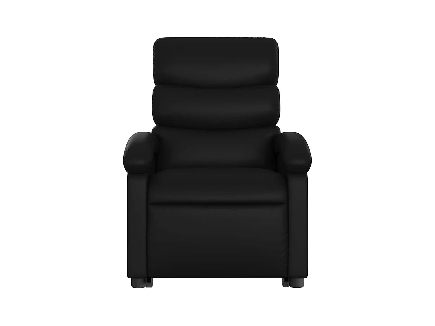 Sillón de relax | Sillón reclinable y elevable eléctrico cuero sintético negro SHL2795