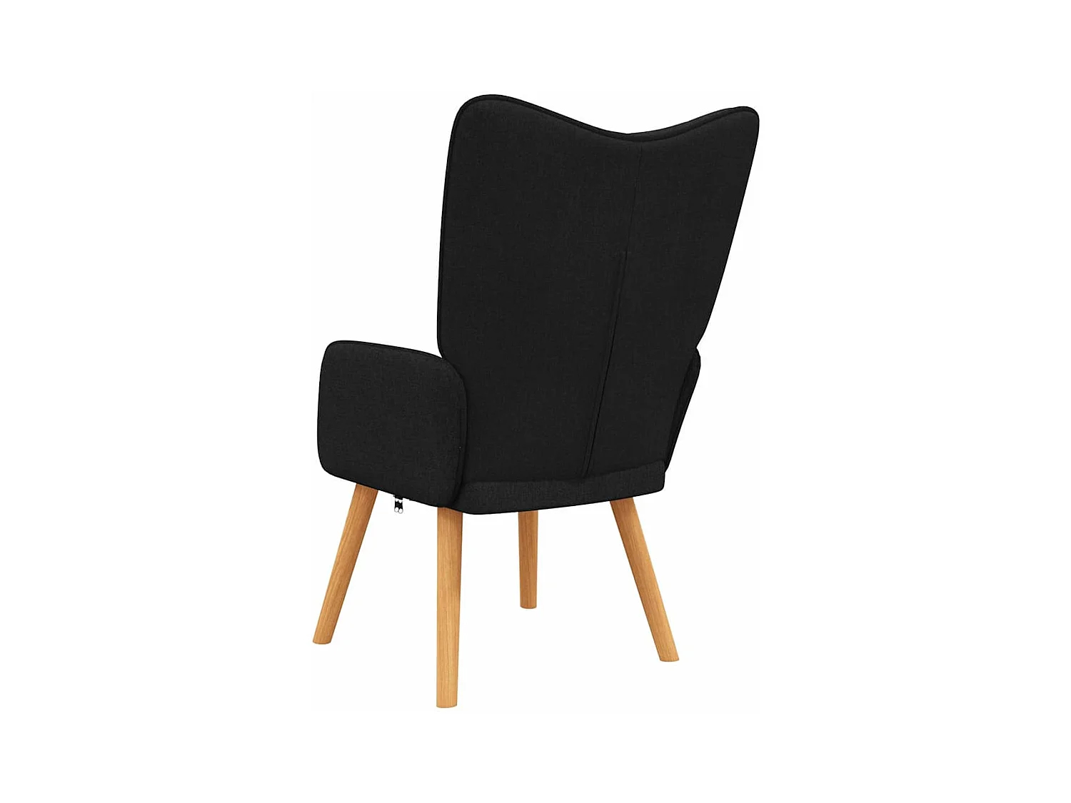 Fauteuil de relaxation-Chaise de bureau Noir Tissu SHL4784