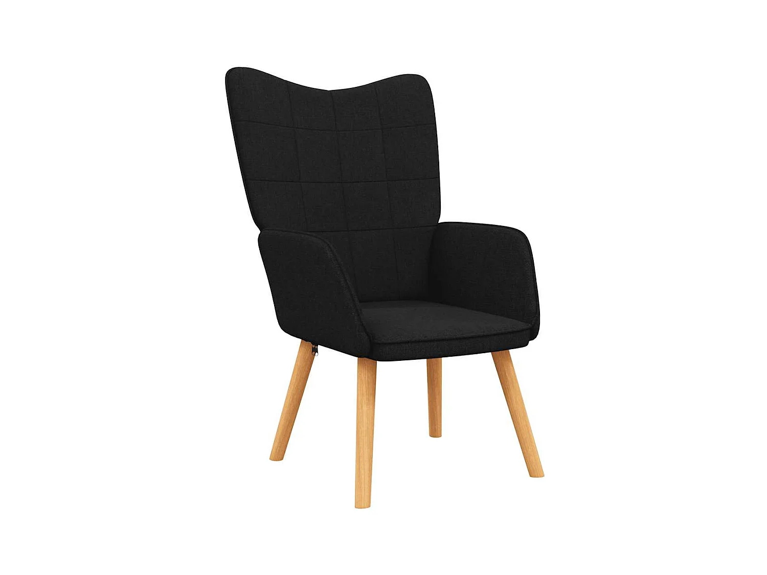 Fauteuil de relaxation-Chaise de bureau Noir Tissu SHL4784