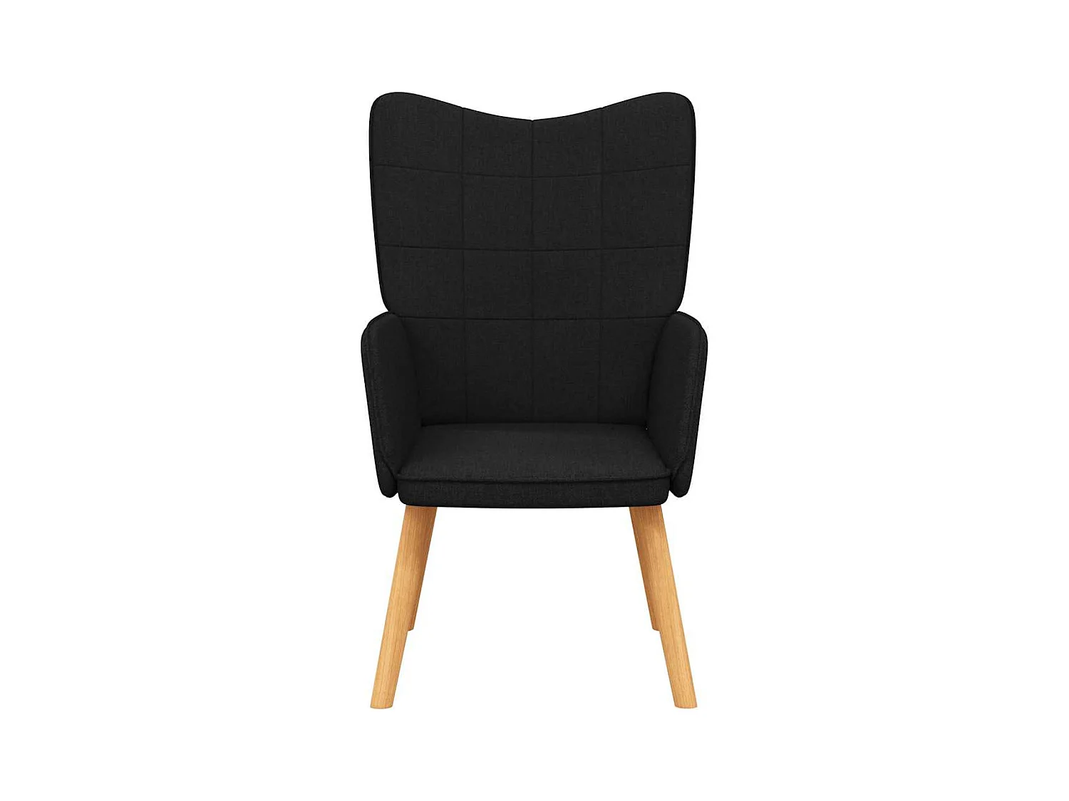Sillón de relax | Silla de relax de tela negro SHL9034