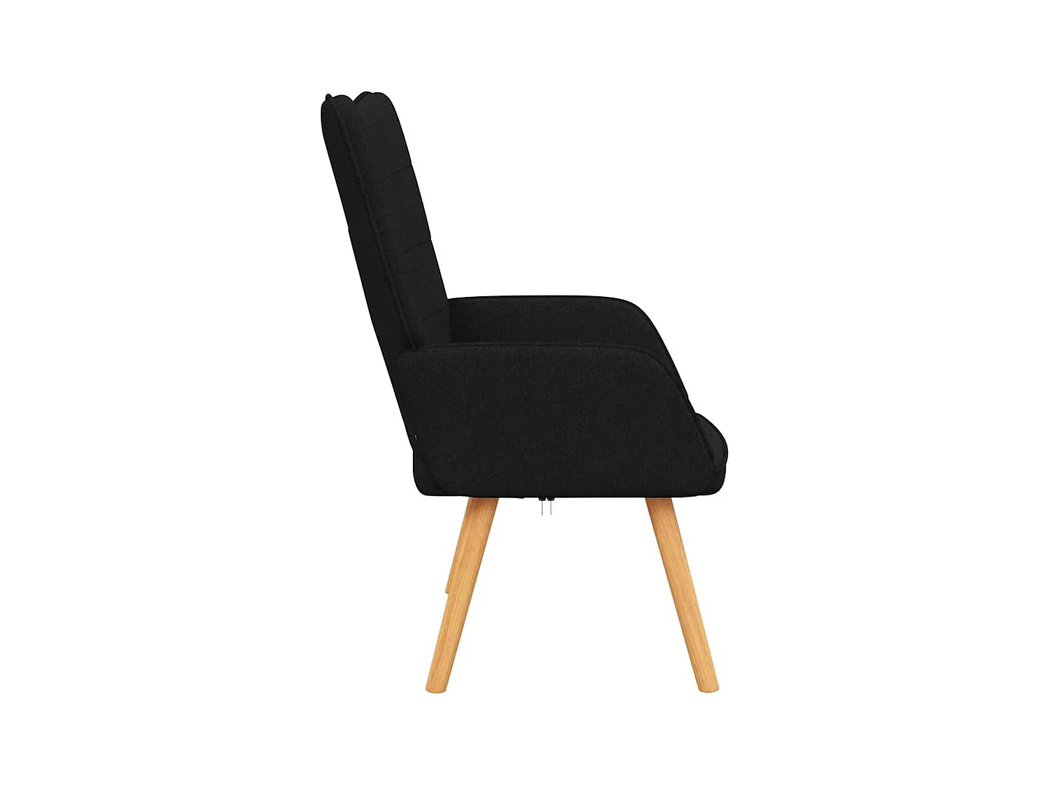 Sillón de relax | Silla de relax de tela negro SHL9034