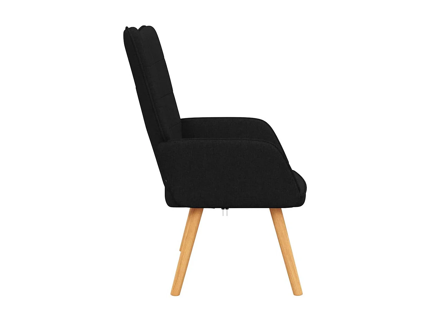 Fauteuil de relaxation-Chaise de bureau Noir Tissu SHL4784