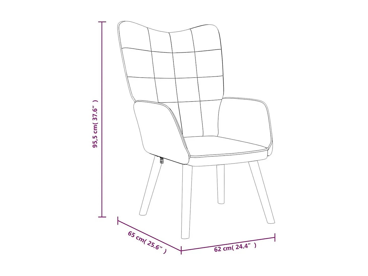 Fauteuil de relaxation-Chaise de bureau Noir Tissu SHL4784