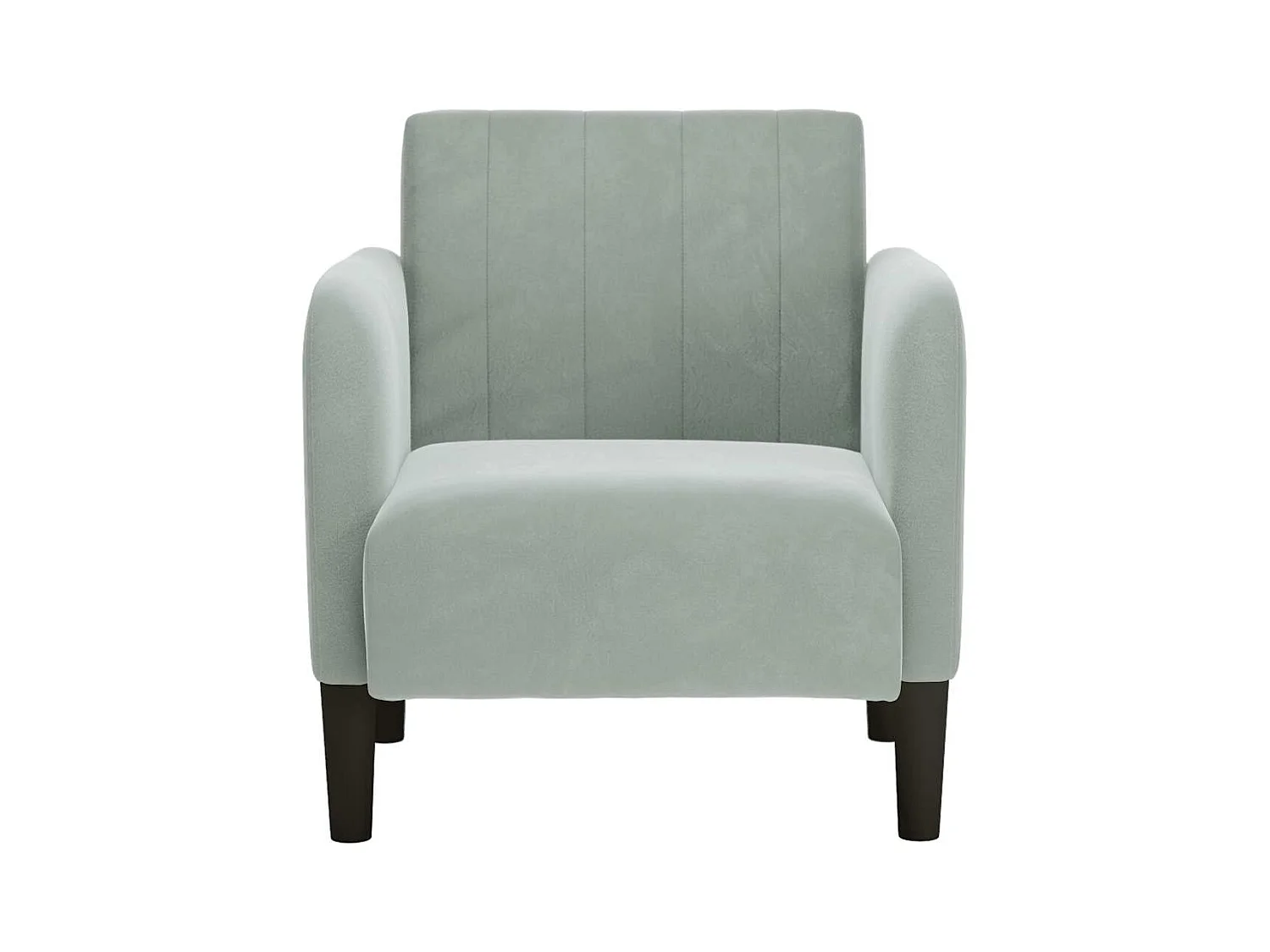 Sillón de relax con reposabrazos Terciopelo Gris Claro 54 cm SHL2692