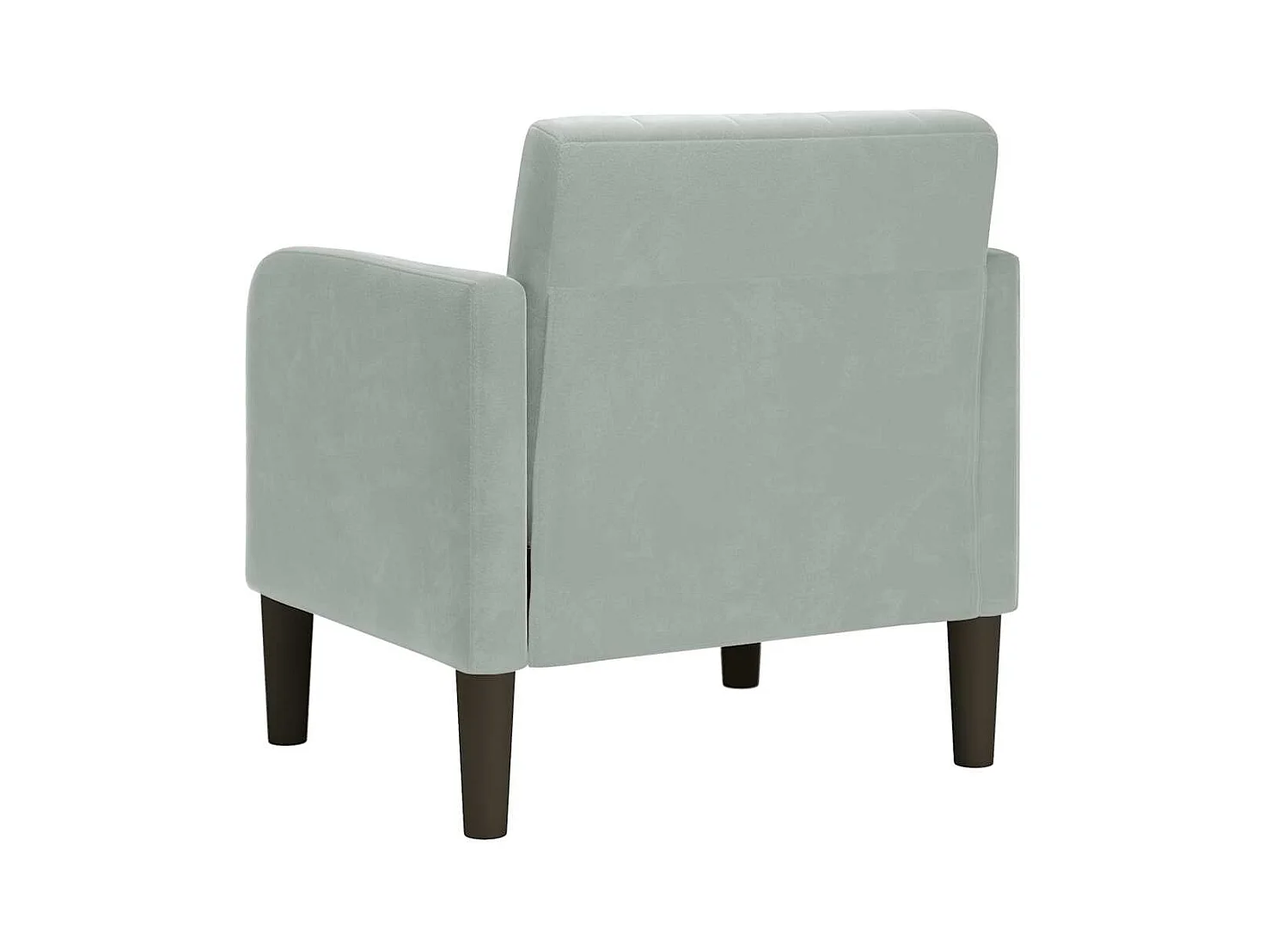 Sillón de relax con reposabrazos Terciopelo Gris Claro 54 cm SHL2692