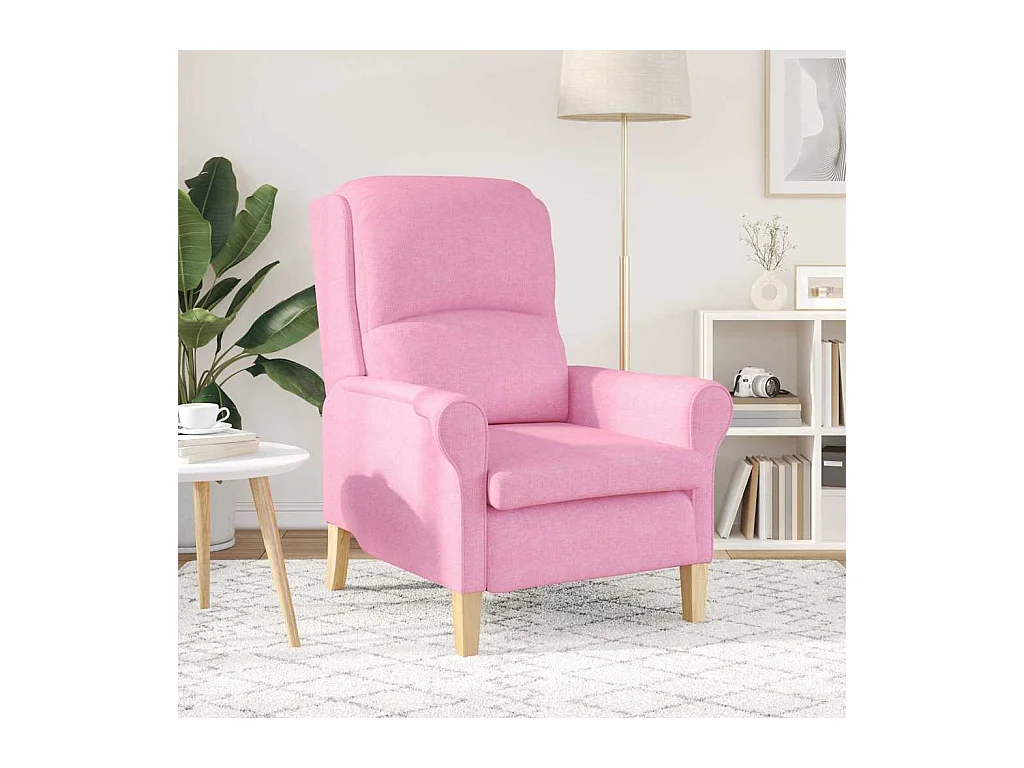 Sillón de relax | Sillón Rosa 76x94x102 cm tela SHL7153