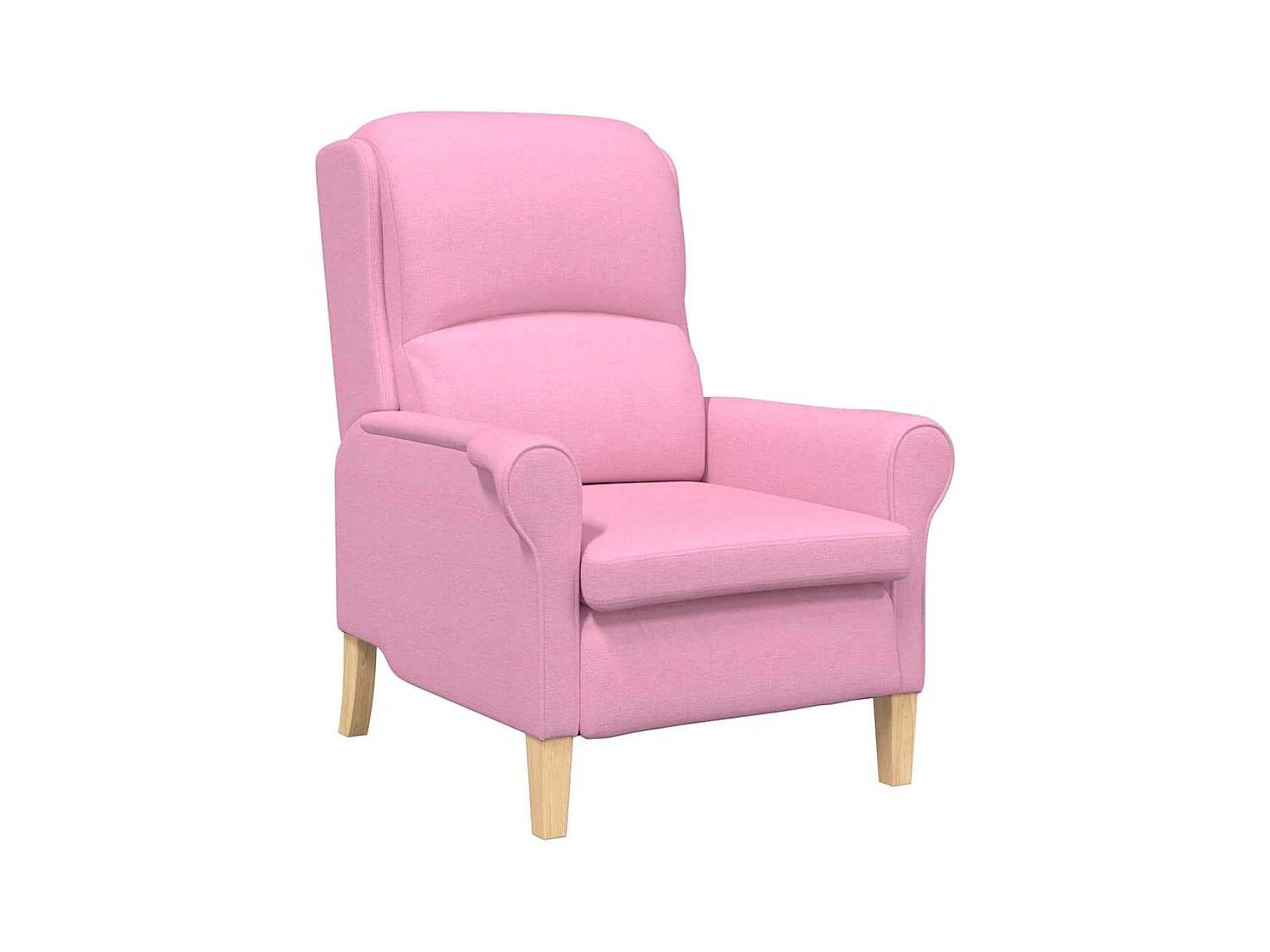 Fauteuil de Salon-Chaise de relax Rose 76x94x102 cm tissu SHL1076
